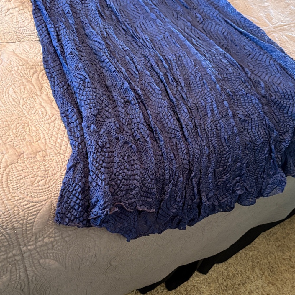 Rabbit Rabbit Rabbit Navy Textured Dress - Picture 4 of 4
